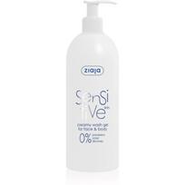 Ziaja Sensitive veido ir kūno valomasis gelis jautriai ir sudirgusiai odai 400 ml