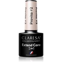 Claresa Extend Care 5 in 1 Provita gelinio nagų lako pagrindas regeneruojamojo poveikio atspalvis #2 5 g