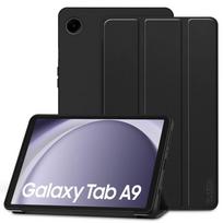 Juodas atverčiamas dėklas ''Tech-Protect Smartcase'' planšetei Samsung Galaxy Tab A9 8.7 X110 / X115