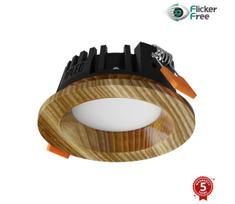 APLED - LED šviestuvas RONDO WOODLINE LED/3W/230V 3000K diametras 9 cm uosio medžio masyvo