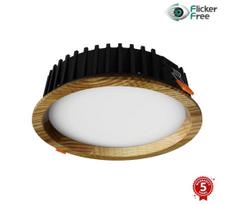 APLED - LED šviestuvas RONDO WOODLINE LED/6W/230V 4000K diametras 15 cm uosio medžio masyvo