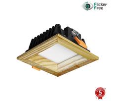 APLED - LED šviestuvas SQUARE WOODLINE LED/3W/230V 3000K 9x9 cm uosio medžio masyvo