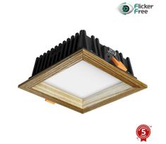 APLED - LED šviestuvas SQUARE WOODLINE LED/6W/230V 4000K 12x12 cm uosio medžio masyvo