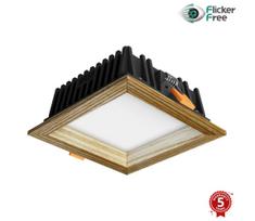 APLED - LED šviestuvas SQUARE WOODLINE LED/6W/230V 3000K 12x12 cm uosio medžio masyvo