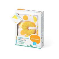 BABYONO bambukinis vystyklas kūdikiui su barškučiu - Orange- 536/03