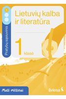 Lietuvių kalba. Pratybų sąsiuvinis 1 klasei, 1 dalis. Serija Maži milžinai
