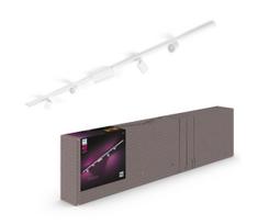 Philips-RINKINYS 4xLED RGB Reguliuojamas šviestuvas bėgių sistemai Hue LED RGB/20,8W/230V