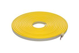 LED juosta NEON FLEX 12Vdc, 7.2W/m, karpoma 1cm, Citrinos geltona, 6x12mm, 5m ritė, IP67