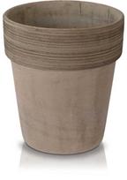Lauko keraminis vazonas ITA, rudos sp., 40 x 45 cm