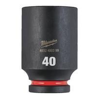 Milwaukee Accessories Ilga šešiakampė smūginė galvutė MILWAUKEE SHW 3/4' 40mm