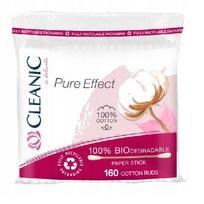 Higieniniai vatos pagaliukai CLEANIC PURE EFFECT, 160 vnt.