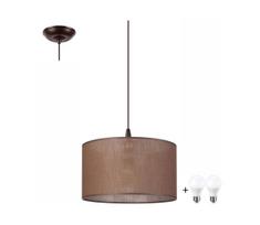 LED Pakabinamas sietynas NOEL 1xE27/60W/230V ruda