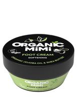 ORGANIC MIMI Minkštinamasis pėdų kremas su simondsijų aliejumi, taukmedžio sviestu ir migdolų aliejumi, 50 ml