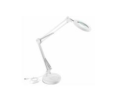 Extol - LED pritemdomas stalinis šviestuvas su padidinamuoju stiklu LED/8W/5V 2900/4500/7500K balta