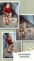 Surenkamas Montessori namelis 6 vnt.