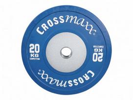 Varžybiniai bumper svarmenys CROSSMAXX® coloured (5-25kg) (Svoris: 20 kg)