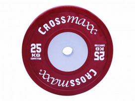 Varžybiniai bumper svarmenys CROSSMAXX® coloured (5-25kg) (Svoris: 25 kg)