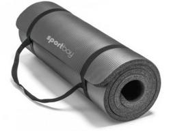 Fitneso kilimėlis Sportbay® NBR  (1 cm) (Spalva: Pilka)