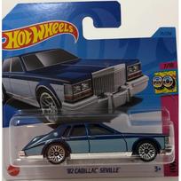 2023 Hot Wheels Short Card Case P Modeliukas 82 Cadillac Seville #75/250 Blue (yra Sandėlyje)