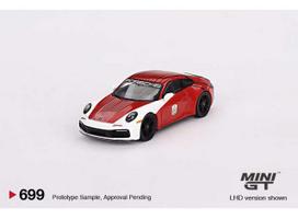 Mini GT Modeliukas 2023 Porsche 911 (992) Carrera S Safety Car Imsa Daytona 2-tone, red/white