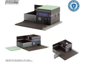 GreenLight Dioramos Maketas Hot Pursuit Central Command Massachusetts State Police *Mechanic's Corner Series 10*