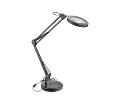 Extol - LED pritemdomas stalinis šviestuvas su padidinamuoju stiklu LED/8W/5V 2900/4500/7500K juoda