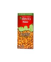 Šokoladas STEVIA, pieniškas su migdolais, 125 g