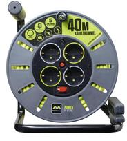 Ilgintuvas MASTERPLUG, 4 vietų, 3x1,5, ritė, su įžeminimu, 45 m, OLG45164SL