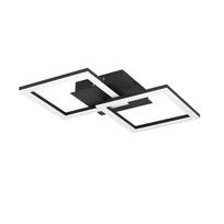Lubinis LED šviestuvas EGLO RGBIC PLAFONIERA, 2x9,8W,RGB,2100 lm, 525x310x80 mm, su pultu