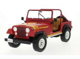MCG Modeliukas 1/18 1976 Jeep CJ-7 Renegade *sealed body*, red