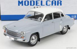 MCG Modeliukas 1/18 1959 Wartburg 311, light blue/white