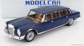 PRE-ORD3R MCG Modeliukas 1/18 1969 Mercedes Benz600 (W100), dark blue