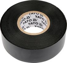 Elektros izoliacinė juosta juoda 25mmx20mx0,19mm (YT-8174)
