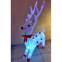 LED dekoracija 3D šviečiantis elnias 103cm