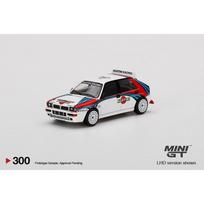 Mini GT Modeliukas Lancia Delta HF Intergrale Evoluzione Martini Racing, white/red/blue left hand drive