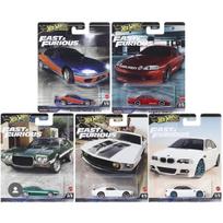 Hot Wheels Premium Modeliukas 2024 Fast & the Furious set (Nissan Silvia Mona Liza,Toyota Soarer,Ford Gran Torino,Ford Mustang Boss,BMW M3 E46)