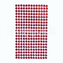Dekor.lipnūs kristalai 6mm  260vnt.  RED