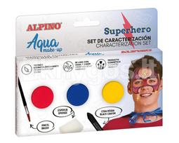 Makiažo rinkinys ALPINO Superhero Aqua make-up 3sp