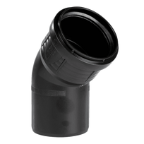 Betriukšmės kanalizacijos alkūnė PIPELIFE Master 3Plus, DN110, 45°
