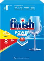 Indaplovių tabletės FINISH Powerball Power Essential, 70 vnt.