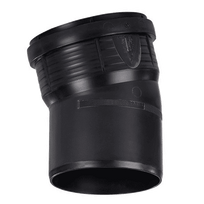 Betriukšmės kanalizacijos alkūnė PIPELIFE Master 3Plus, DN110, 15°