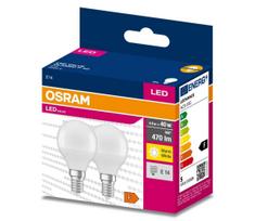 KOMPLEKTAS 2x LED elektros lemputė P45 E14/4,9W/230V 3000K - Osram