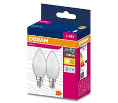 KOMPLEKTAS 2x LED elektros lemputė B35 E14/4,9W/230V 3000K - Osram