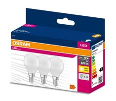 KOMPLEKTAS 3x LED elektros lemputė P45 E14/4,9W/230V 3000K - Osram