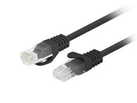 Lanberg PCU6-20CC-0200-BK tinklo kabelis Juoda 2 m Cat6 U/UTP (UTP)