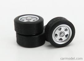 PRE-ORD3R KK Scale Ratų komplektas Ferrari Testarossa Wheel and Tyre Set