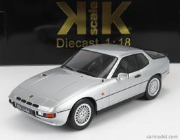 PRE-ORD3R KK Scale Modeliukas 1/18 1986 Porsche 924 Turbo, silver