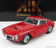 PRE-ORD3R KK Scale Modeliukas 1961 Ferrari 250 GT SWB Competizione, plain body red