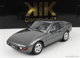 PRE-ORD3R KK Scale Modeliukas 1/18 1986 Porsche 924 S, grey metallic