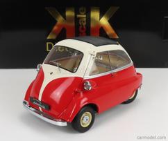 KK Scale Modeliukas 1/12 1959 BMW 250 Isetta, red/white